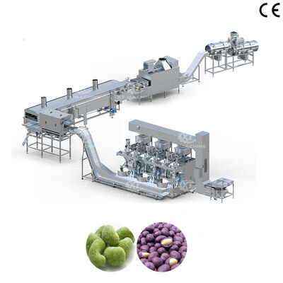 Καλή τιμή. Πλήρως Αυτόματη Γραμμή Παραγωγής Τηγανητών Φυστικιών με Επίστρωση, Κάσιους, Αμυγδάλων σε απευθείας σύνδεση