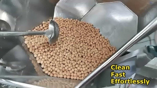 Γραμμή παραγωγής επικάλυψης και ψησίματος ξηρών καρπών