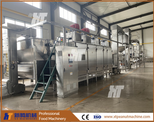 Συνεχές Roaster 800*600*1000mm καρυδιών ελέγχου PLC για τα καρύδια ψητού