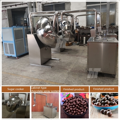 Καλή τιμή. Αυτόματη μηχανή 50-70kg/time επιστρώματος σοκολάτας σε απευθείας σύνδεση