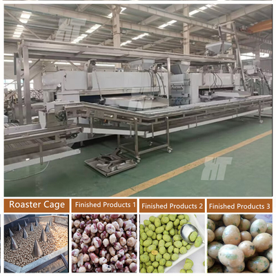 Καλή τιμή. Μηχάνημα ψησίματος 50 κιλών Rock Baking Nuts Μηχάνημα Ψησίματος Φουντούκι αμύγδαλο Μηχάνημα ψησίματος Peanut Swing σε απευθείας σύνδεση