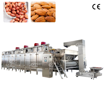 Πλήρως κλειστό σχεδιασμό βρόχων συνεχών Nuts Roaster PLC έξυπνο έλεγχο