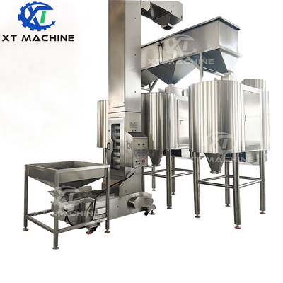 1000-1200kg/h Μηχανή απολέπισης αραβόσιτων με αέρα