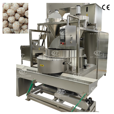 700-800kg/h Αυτοματοποιημένη μηχανή επικάλυψης για επικάλυψη φυστικοπαρασκευασμάτων