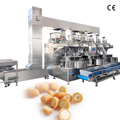 Καλή τιμή. Μηχάνημα Επίστρωσης Καρυδιών Cashew και Πυρήνων Σπόρων Πεπονιού Τριών Σταθμών Αυτόματης Λειτουργίας, Μεγάλης Χωρητικότητας και Υψηλής Απόδοσης σε απευθείας σύνδεση
