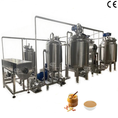 Καλή τιμή. 2000kg/h Υψηλής Αποδοτικότητας Πλήρως Αυτοματοποιημένη Γραμμή Παραγωγής Αραβοβούτυρου υιοθετεί PLC Πρόγραμμα Ελέγχου και Εύκολη Λειτουργία σε απευθείας σύνδεση