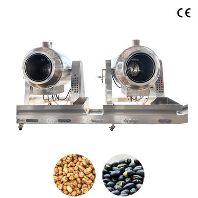 Επαγγελματική μηχανή επικάλυψης ζάχαρης SUS304 80 kg/παρτίδα με αυτόματο έλεγχο θερμοκρασίας για επεξεργασία σνακ