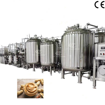 Καλή τιμή. Δεξαμενή ανάμειξης 1000L για σάλτσα φυστικοβούτυρου και ταχίνι σε απευθείας σύνδεση