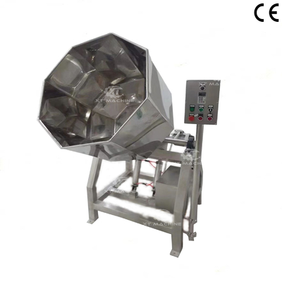 Οκταγωνική Μηχανή Καρυκευμάτων Σνακ 500kg/h Ανοξείδωτο Ατσάλι S304