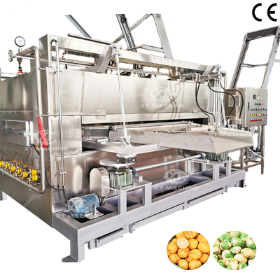 50kg/h-100kg/h Nut Swing Roaster Machine with PLC Control