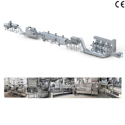 Καλή τιμή. 1000-2000kg/h Πλήρως αυτόματο εξοπλισμό επικάλυψης και τηγανίτησης καρυδιών Μηχανή παρασκευής φιστικιών με επικάλυψη αλεύρου για εργοστάσια μεταποίησης τροφίμων σε απευθείας σύνδεση