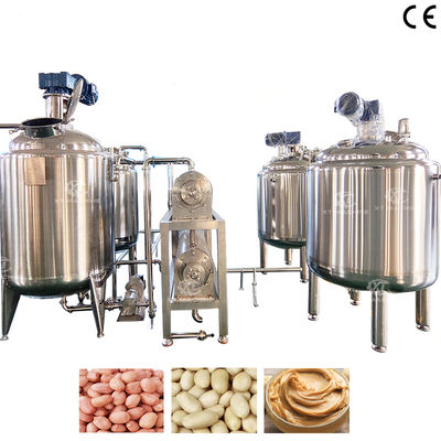 Δεξαμενή ανάμειξης φυστικοβούτυρου SS304 Food Grade 200L-1000L Δεξαμενή ψύξης/αποαέρωσης για βιομηχανική χρήση