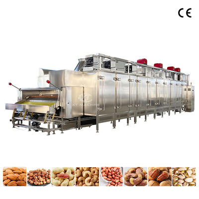 Καλή τιμή. 1000kg/h PLC Control SS304 Μηχανή ψησίματος καρπών Εμπορικός φούρνος αρτοποιίας Κατάλληλος για εγκαταστάσεις επεξεργασίας τροφίμων σε απευθείας σύνδεση
