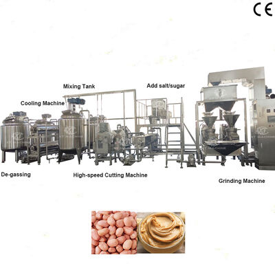 Καλή τιμή. 500 kg/h-2000 kg/h Γραμμή παραγωγής φυστικοβούτυρου/βούτυρου κασέου/βούτυρου φιστικιού με εξοπλισμό επεξεργασίας βουτύρου καρύδας SS304 σε απευθείας σύνδεση
