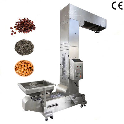 Industrial Automatic Belt Conveyor Z-type Feeding Equipment for Grain Snacks Nuts