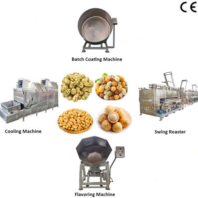Καλή τιμή. Γραμμή Παραγωγής Επικάλυψης, Ψησίματος και Καρυκευμάτων Ξηρών Καρπών για Τρόφιμα με χωρητικότητα 100-200kg/h σε απευθείας σύνδεση