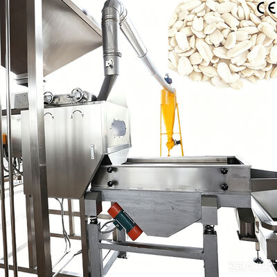 Μηχανή διαχωρισμού κόκκους φιστίκις Blanching Machine υψηλής ακρίβειας φιστίκι κόψιμο και Blanching Machine
